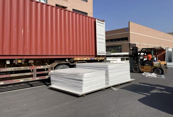 پلی استر تقویت شده فایبرگلاس 5mm-60mm ضد استاتیک Pom Plastics Esd Delrin Sheet Pom Sheet for Sealing Member Bearing